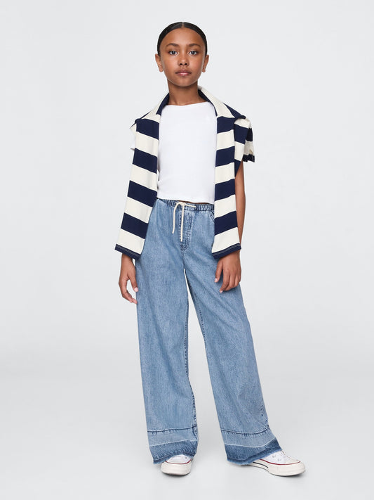 Denim Mavi Kids Ultrasoft Kolay Baggy Jean Pantolon