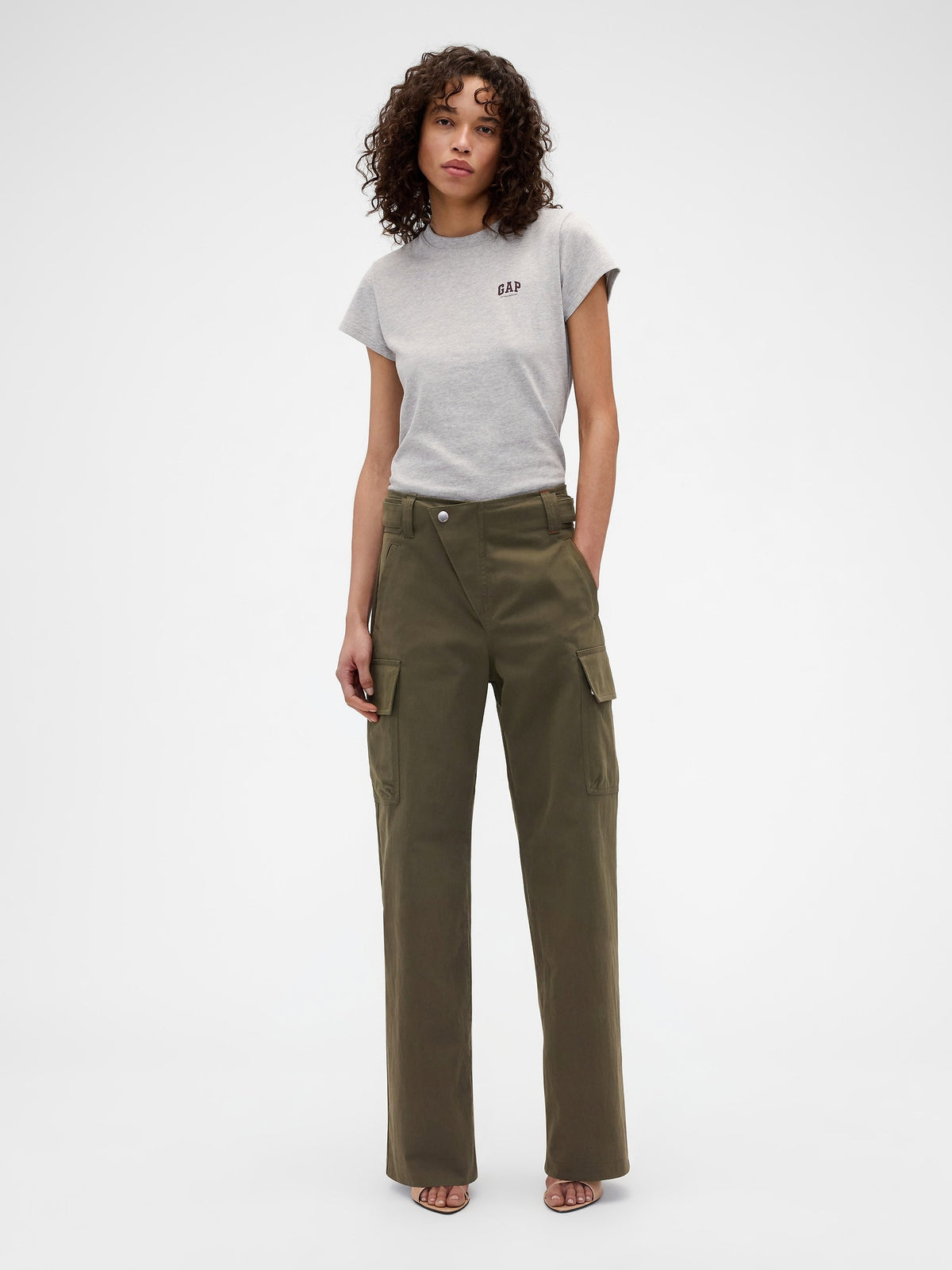 Haki Gap × Victoria Beckham High Rise Kargo Pantolon