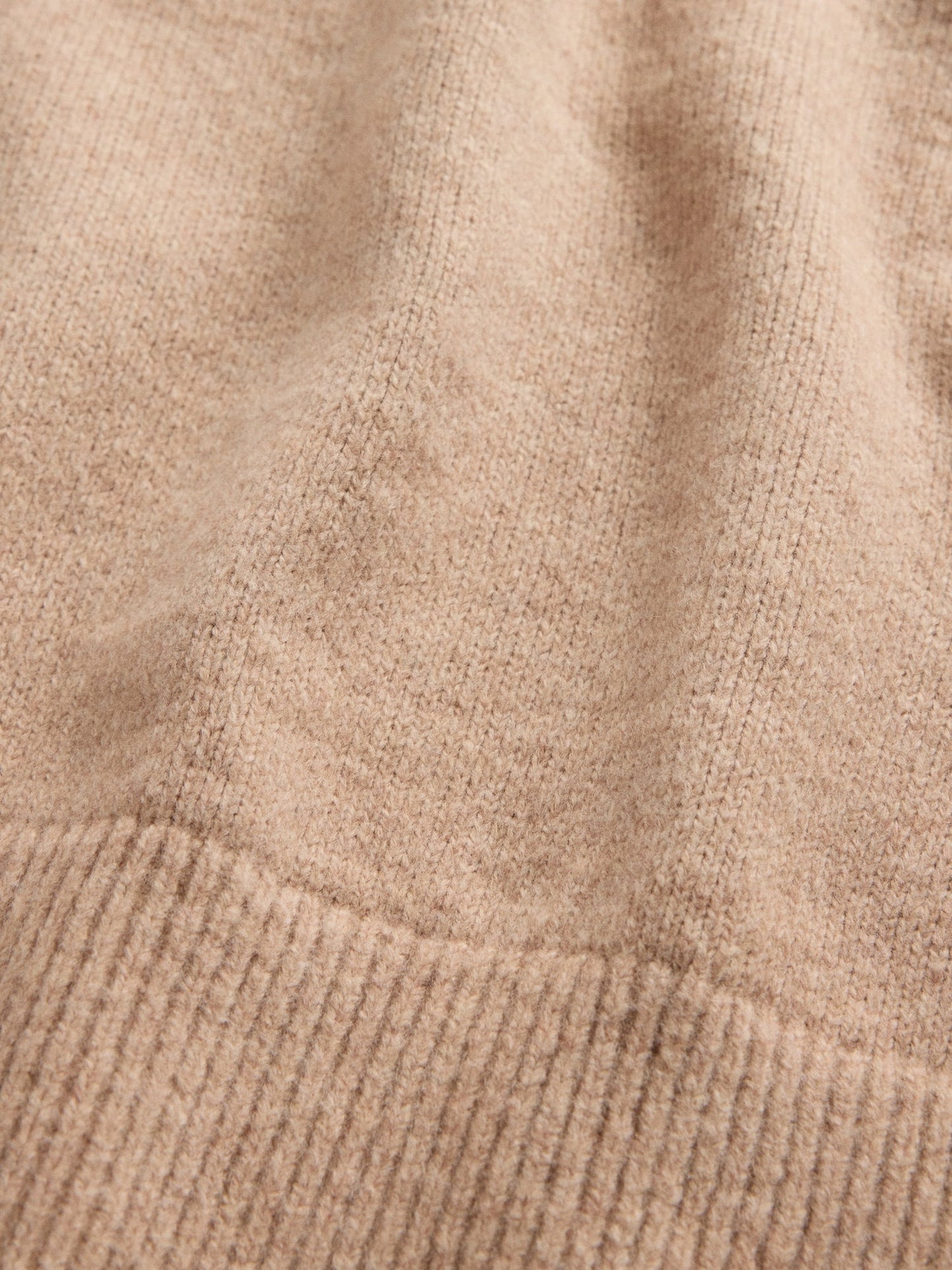 Açık Kahverengi Cashsoft Turtleneck Kazak