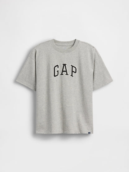 Açık Mavi Arch Logo T-shirt