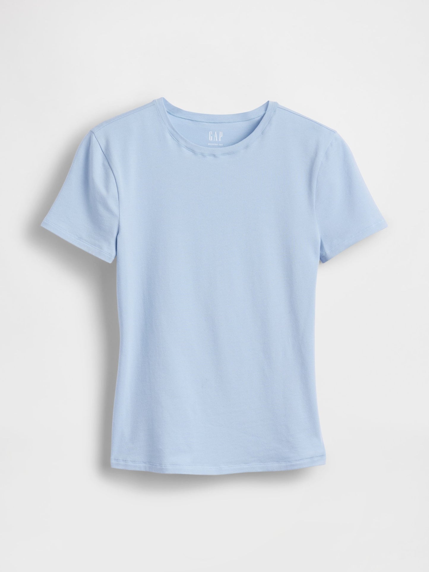 Açık Mavi Closeknit Jersey T-shirt
