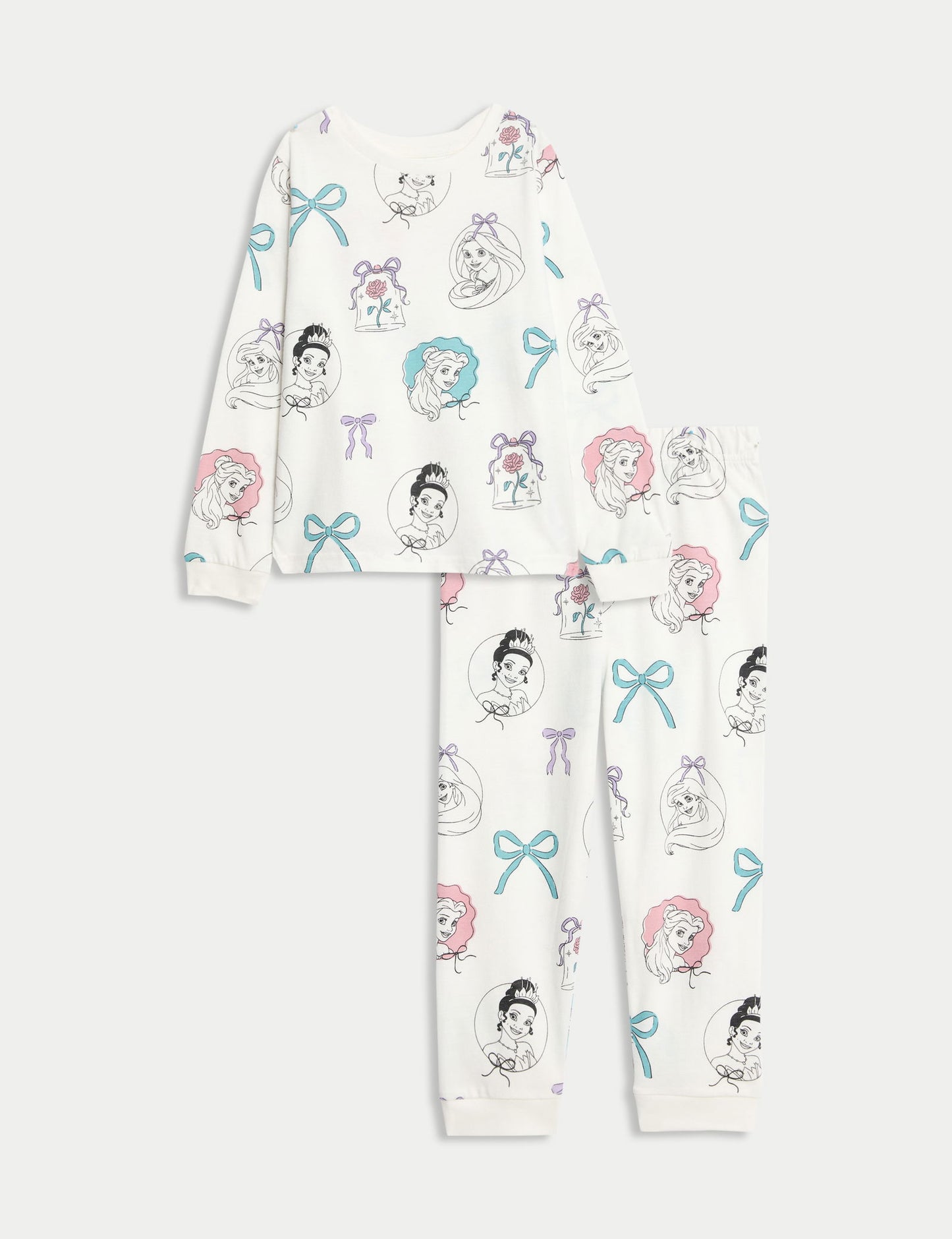 Disney Prenses:trade_mark: Saf Pamuklu Pijama Takımı (2–8 Yaş)