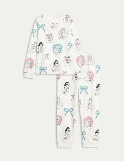 Disney Prenses:trade_mark: Saf Pamuklu Pijama Takımı (2–8 Yaş)
