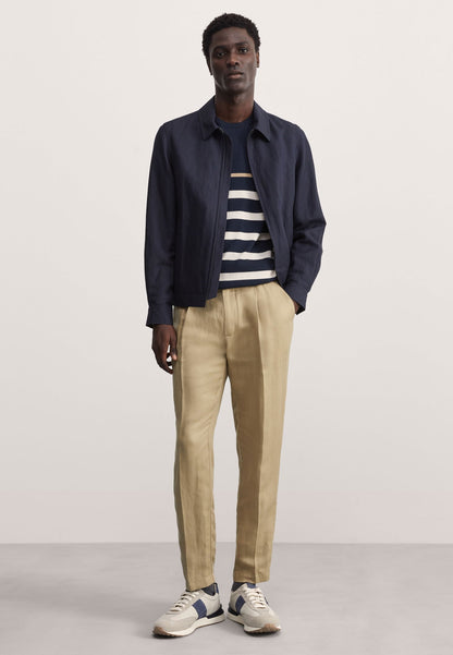 Tapered Fit Keten Pantolon