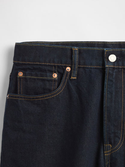 Siyah 10.5 Baggy Denim Şort
