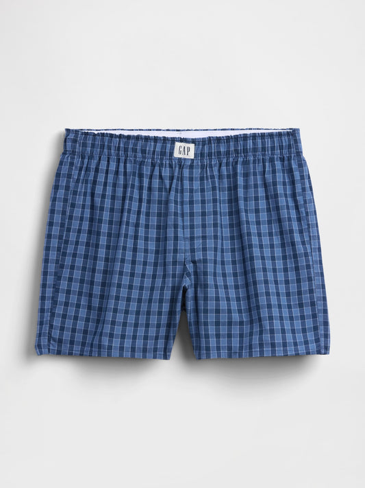 Mavi Poplin Boxer