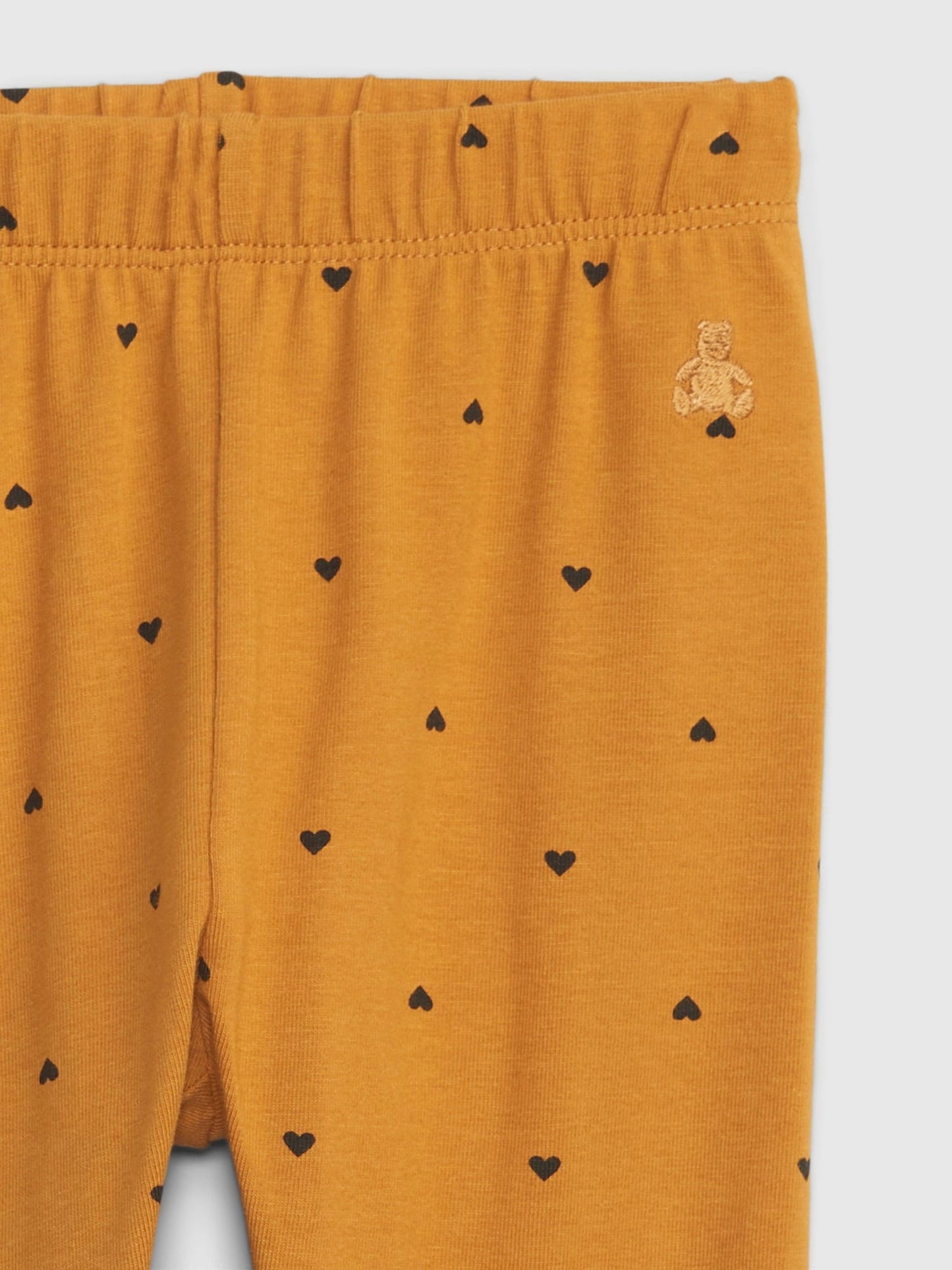Turuncu Desenli Organik Pamuk Mix And Match Legging Tayt