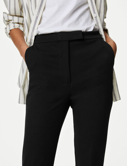 Yüksek Bel Slim Fit Pantolon