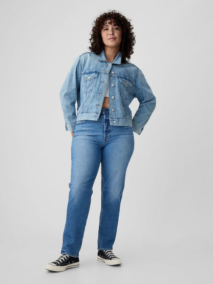 Mavi High Rise Cheeky Straight Washwell Jean Pantolon
