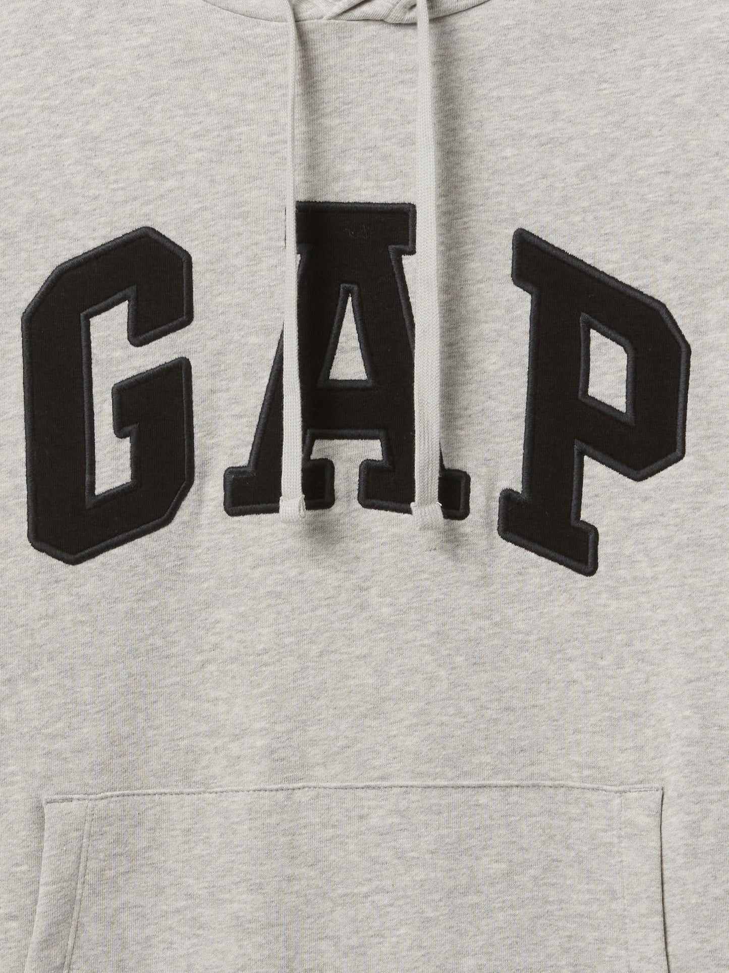 Gri Gap Logo Fransız Havlu Kumaş Sweatshirt