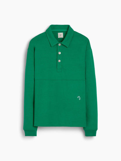 Yeşil Gap × Malbon Oversized Polo T-shirt
