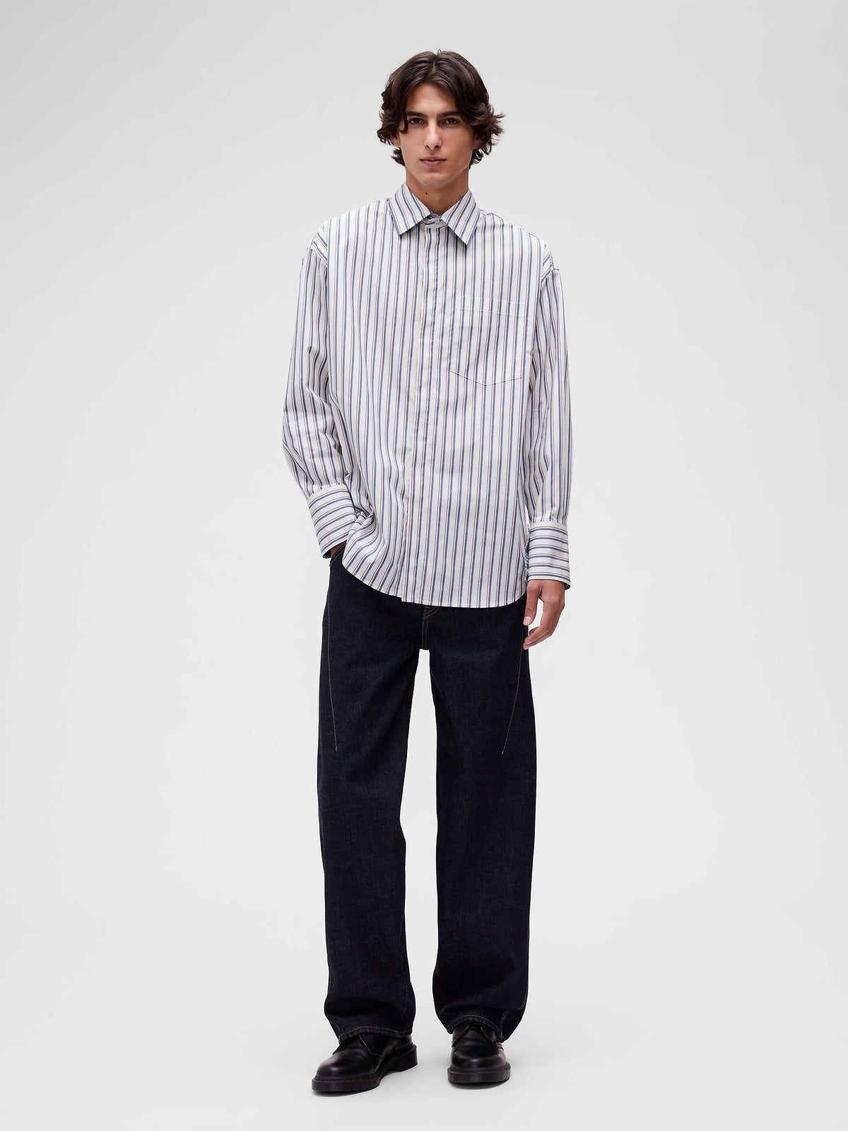 Koyu Mavi Gapstudio Seamed Straight Jean Pantolon