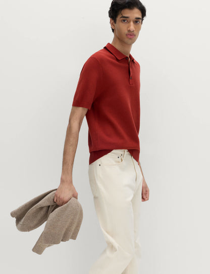 Pamuk Karışımlı Polo Yaka T-shirt