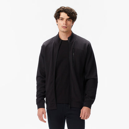 Nautica Erkek Siyah Classic Fit Fermuarlı Sweatshirt