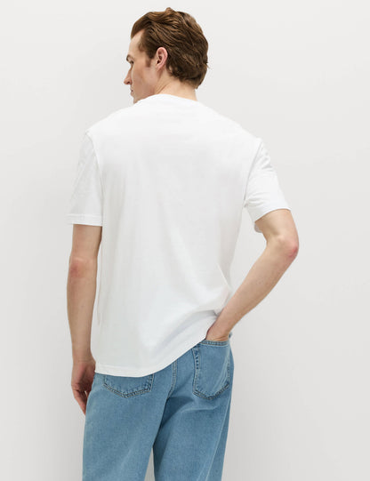 Desenli Pamuklu T-shirt