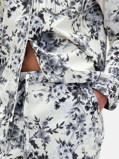 Açık Gri Poplin Pijama Altı