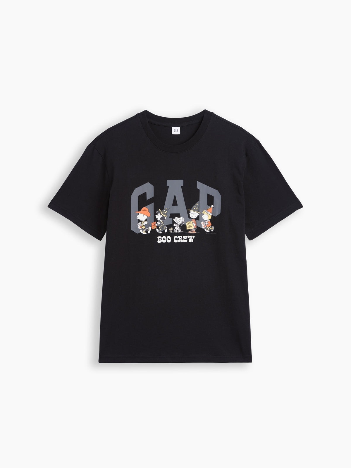 Siyah Peanuts Everyday Soft Relaxed Gap Logo T-shirt