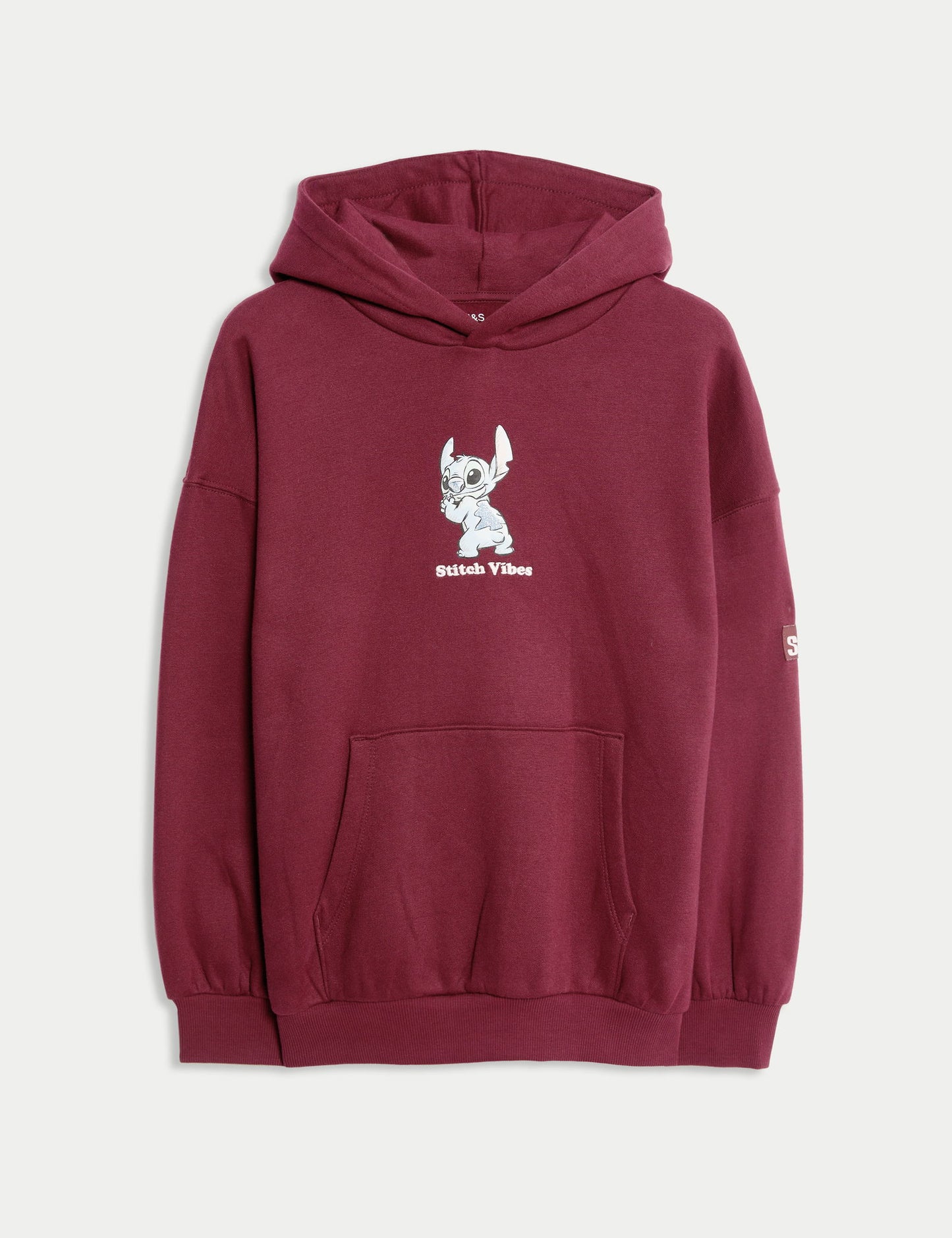 Pamuk Zengin Lilo & Stitch Kapüşonlu Sweatshirt (6–16 Yaş)