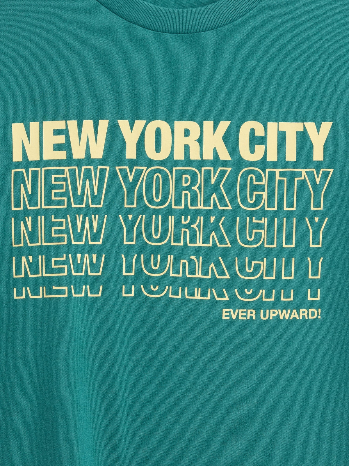 Açık Kahverengi Grafik Baskılı T-shirt