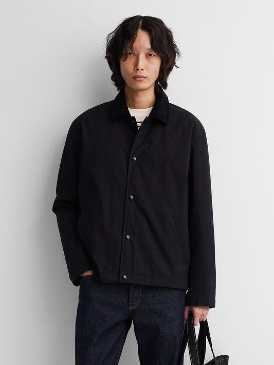 Siyah Gap × A.p.c. Kanvas Ceket