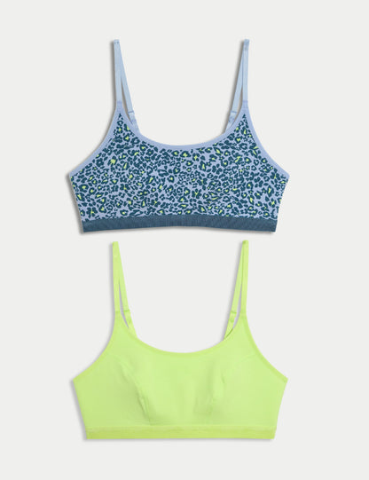 2'li Pamuklu Crop Top Ilk Sütyenim