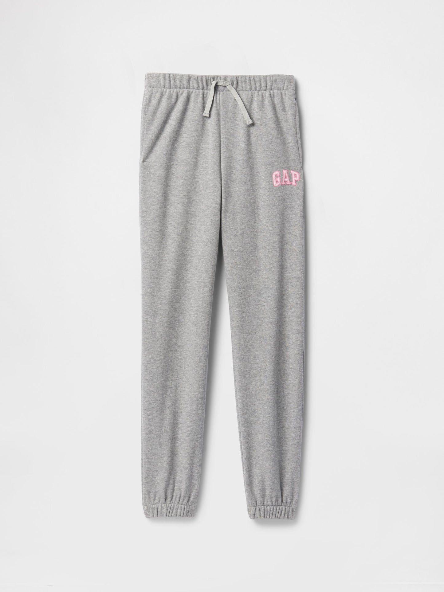 Gri Gap Logo Relaxed Havlu Kumaş Jogger Eşofman Altı