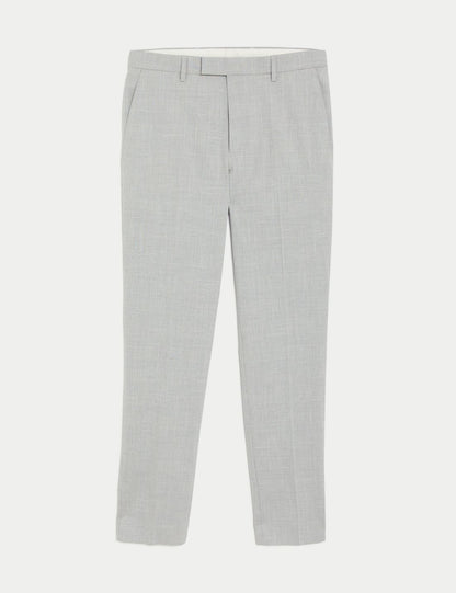 Slim Fit Ekose Desenli Pantolon