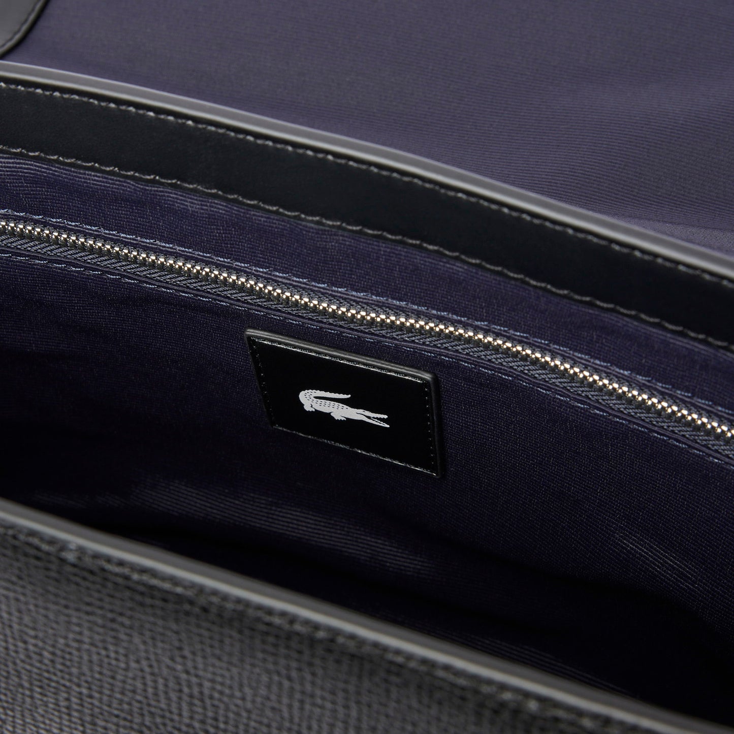 Lacoste Erkek Deri Siyah Omuz Çantası