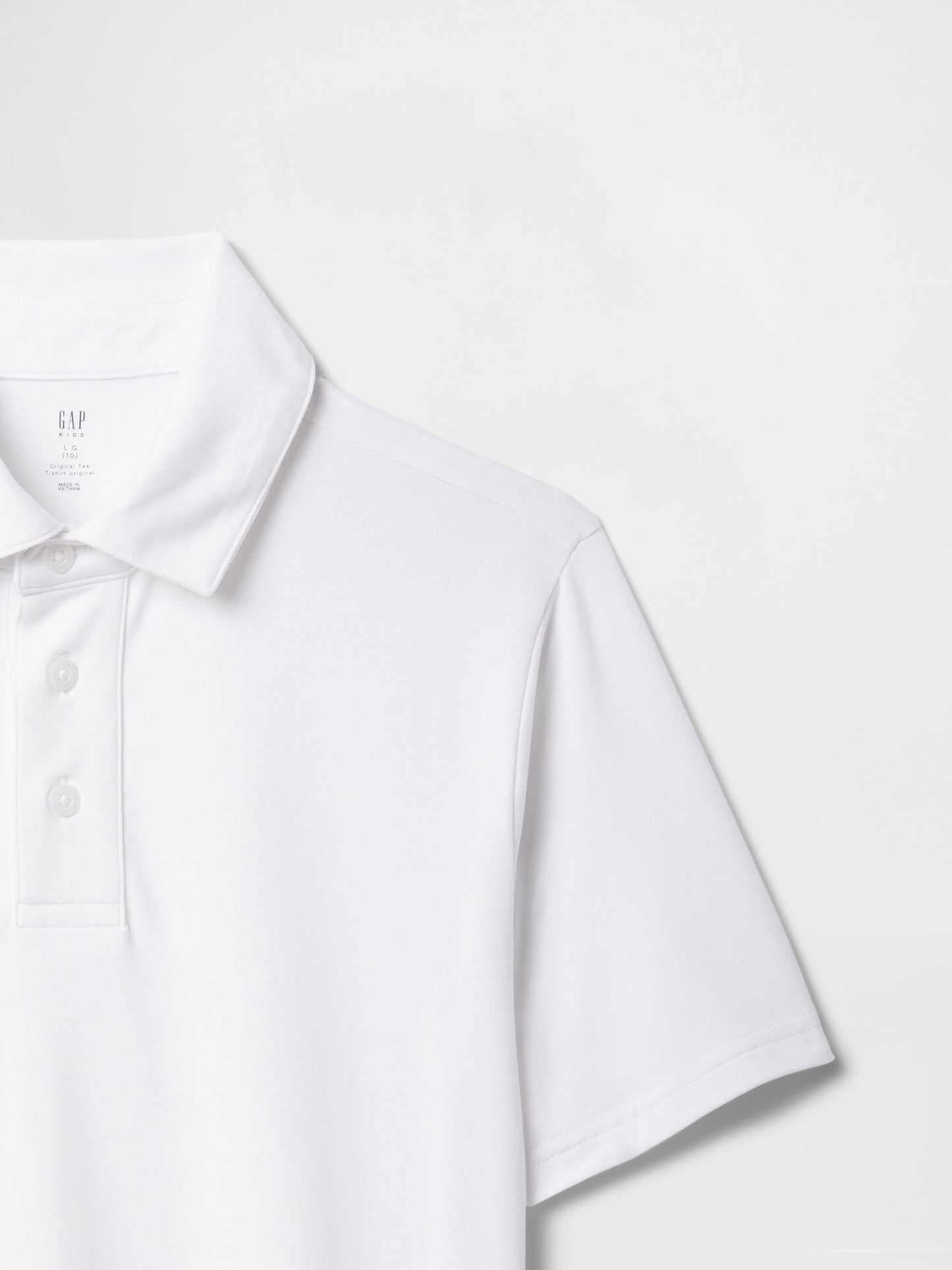 Beyaz Gapfit Tech Performans Polo T-shirt