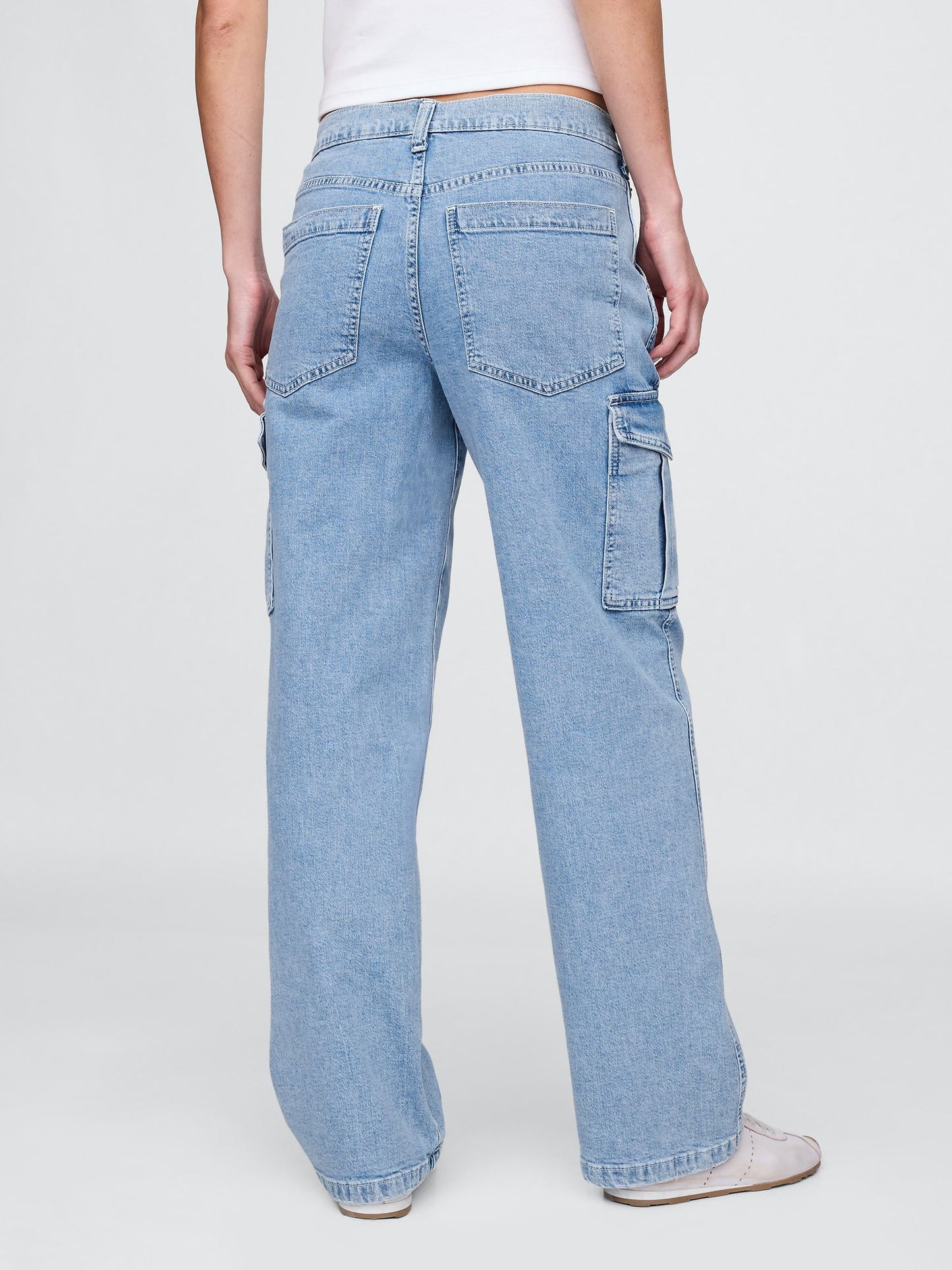 Mavi Mid Rise '90s Loose Kargo Jean Pantolon