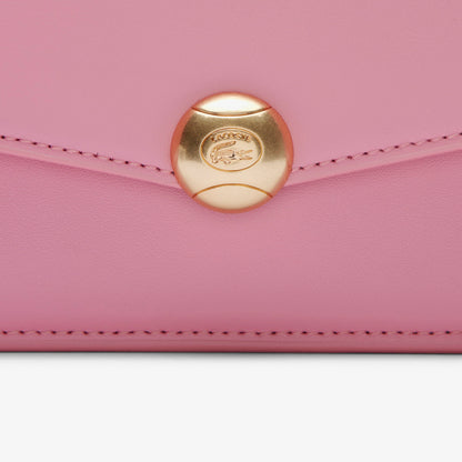 Lacoste Small Tennis Bliss Kadın Deri Pembe Omuz Çantası