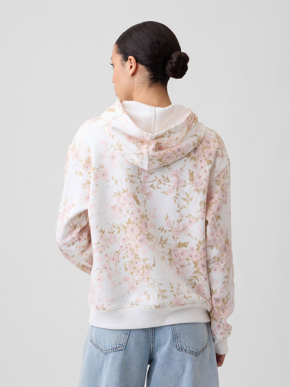 Beyaz Relaxed Gap Logo Sweatshirt