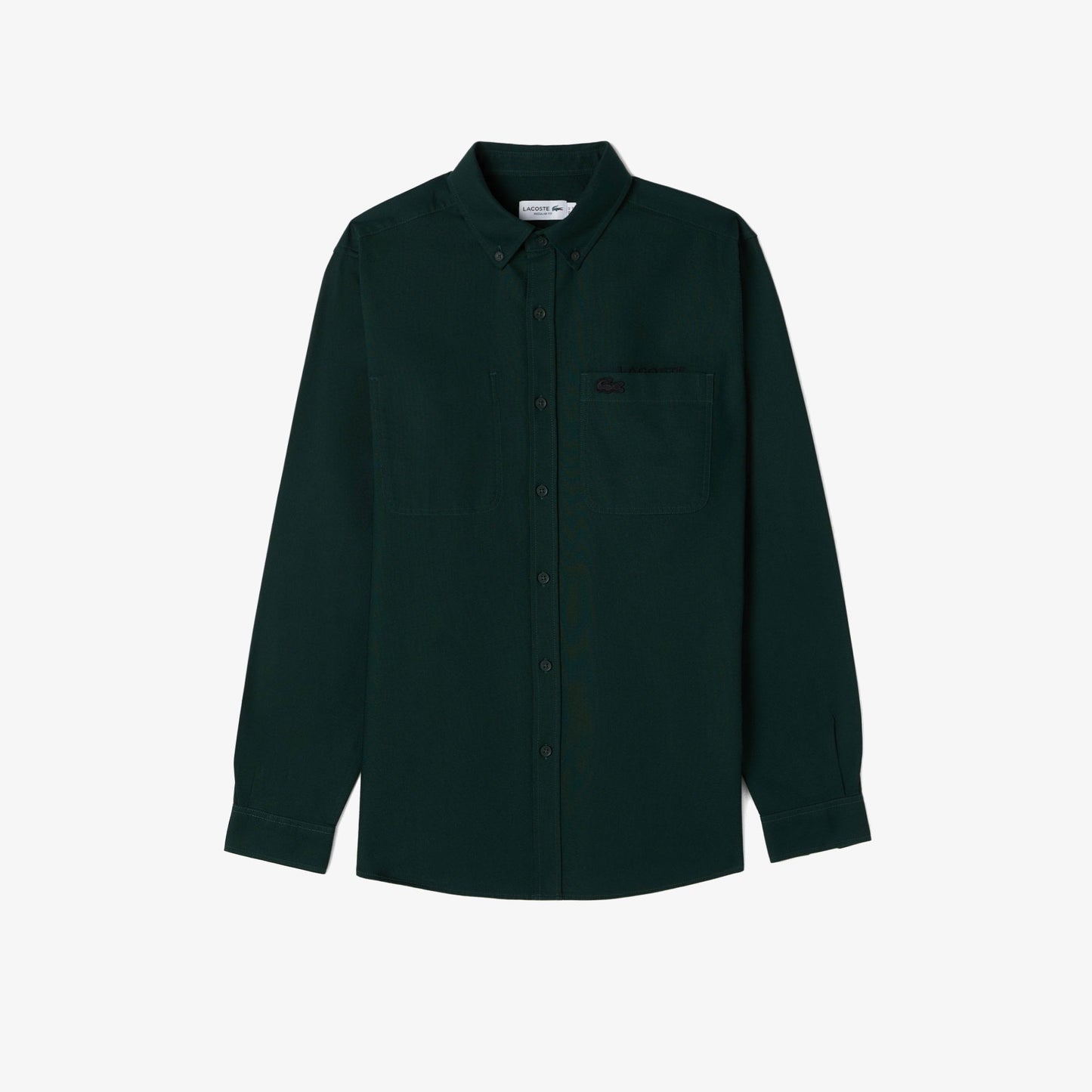 Lacoste Erkek Regular Fit Düğmeli Yaka Yeşil Gömlek