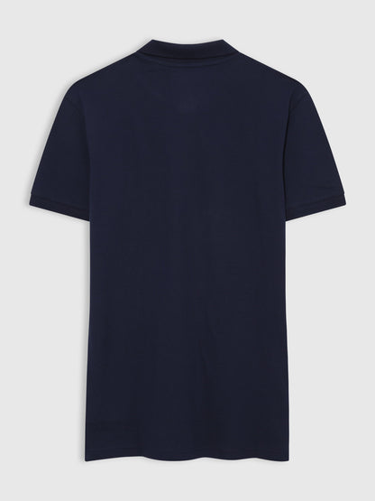 Lacivert Gap Logo Piqué Polo Yaka T-shirt