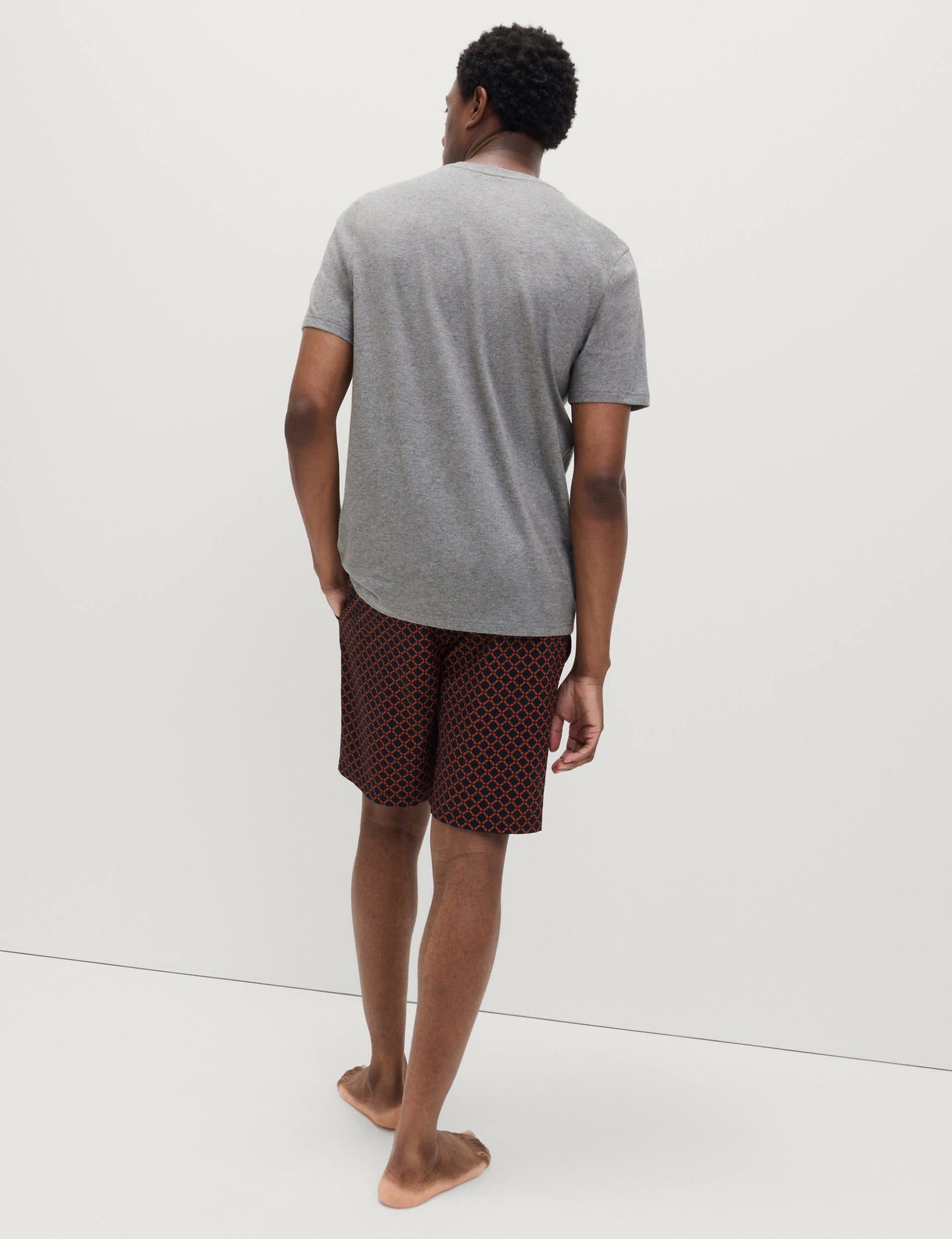Geometrik Desenli Pijama Takımı