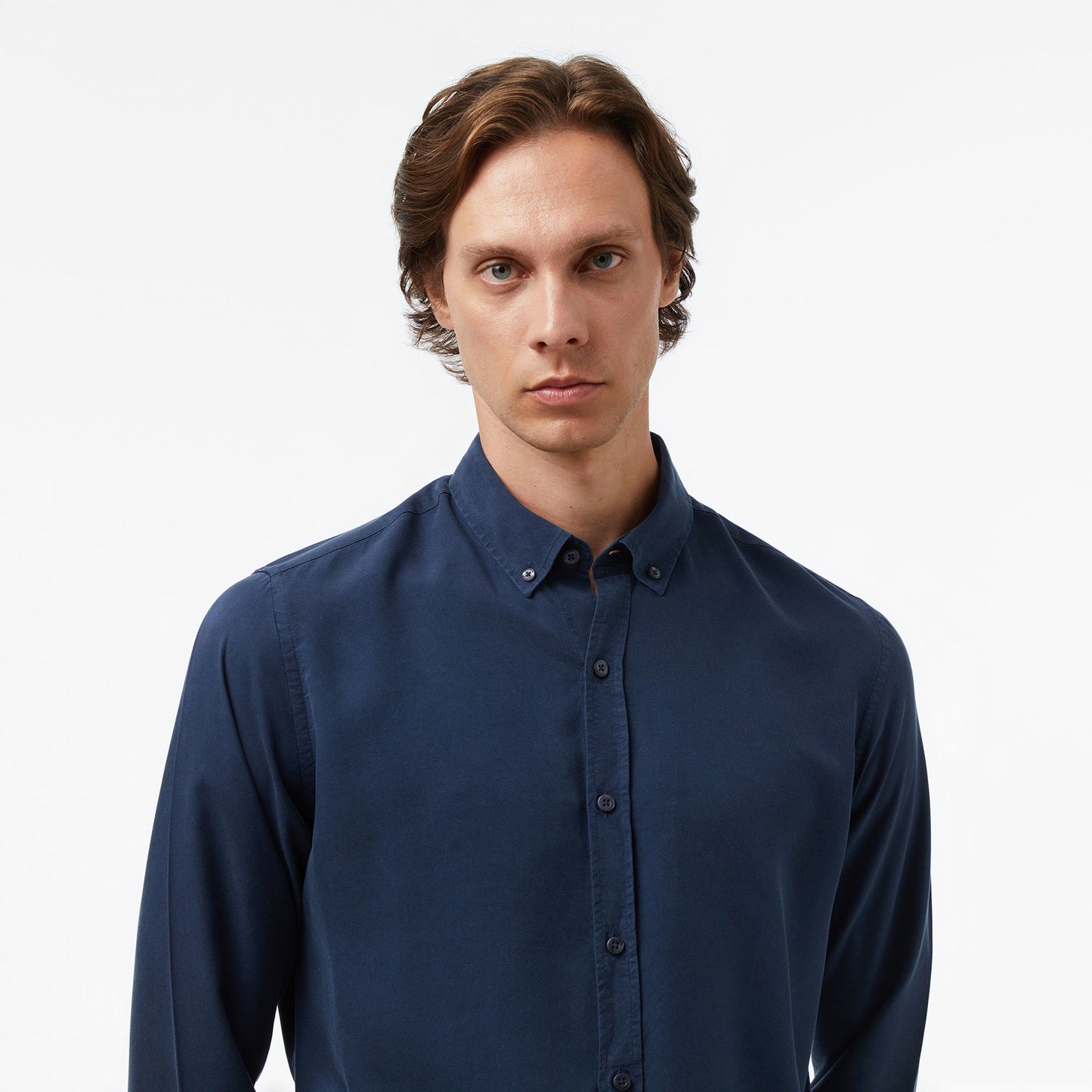 Nautica Erkek Lacivert Classic Fit Gömlek