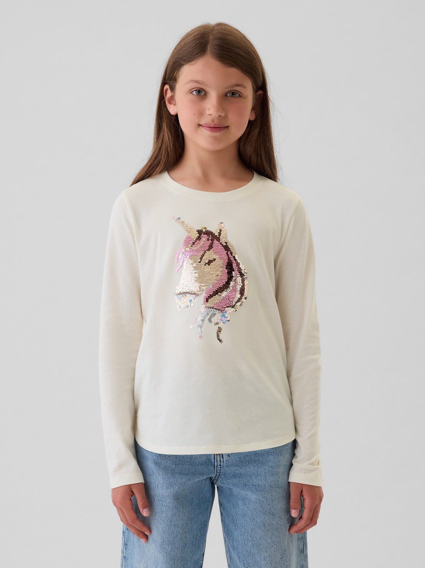 Kırık Beyaz Flippy Pullu T-shirt