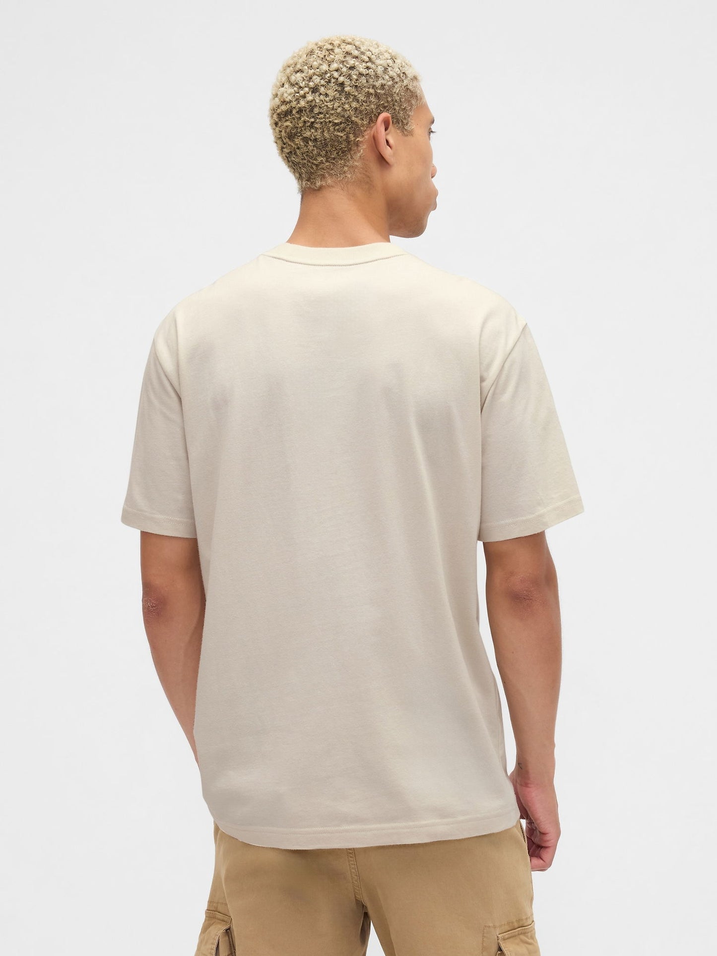 Bej Wb™ Everyday Soft Relaxed Grafik T-shirt
