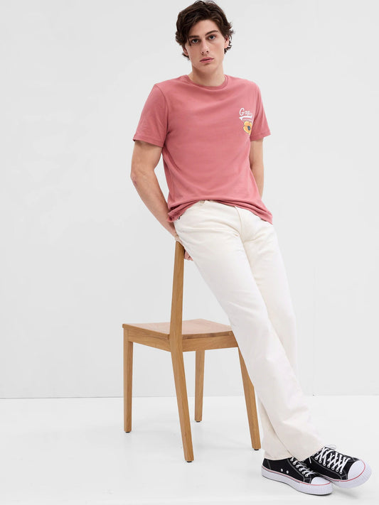 Beyaz Straight Washwell™ Jean Pantolon