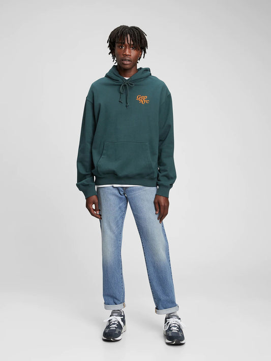 Açık Mavi GapFlex Washwell™ Straight Jean Pantolon