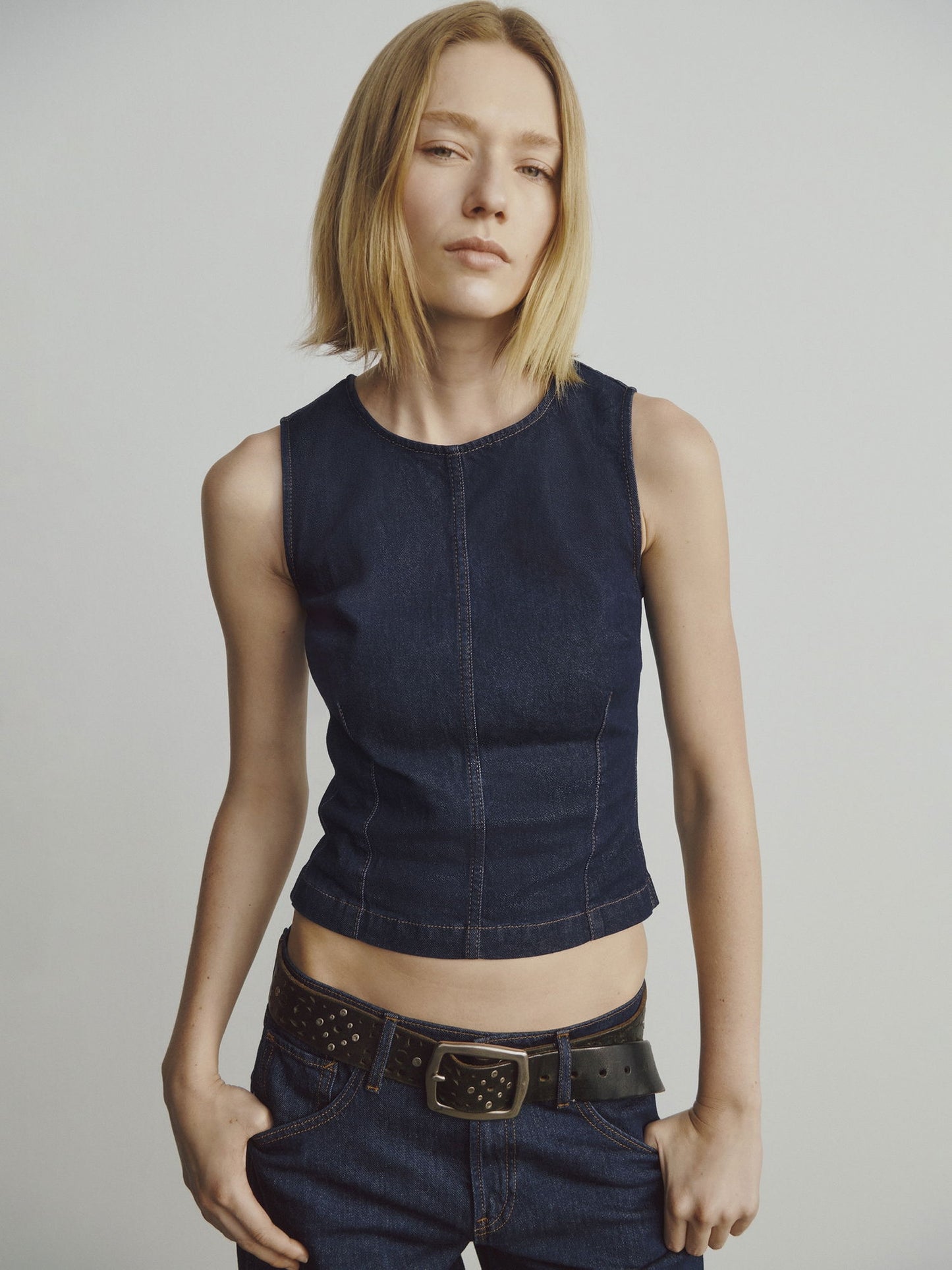Mavi Pin-cuff Kısa Kol Icon Denim Ceket