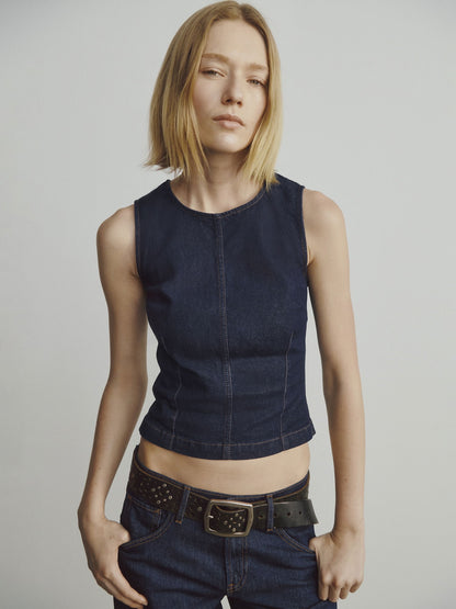 Mavi Pin-cuff Kısa Kol Icon Denim Ceket