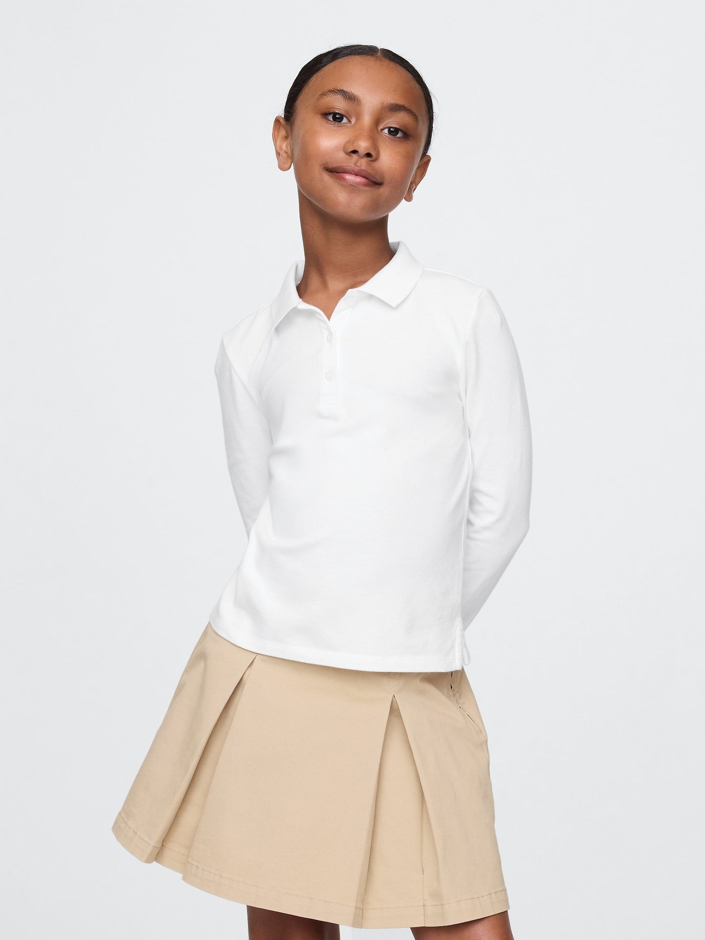 Beyaz Uniform Polo T-shirt