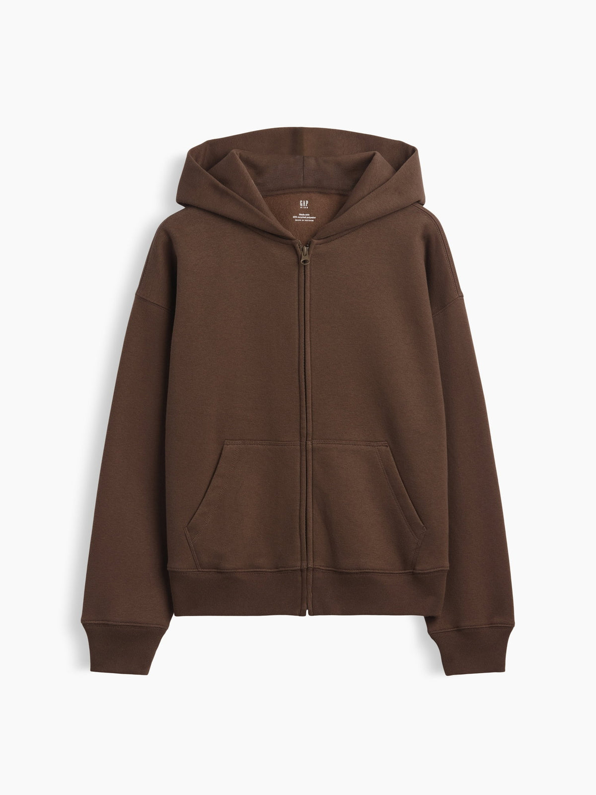 Kahverengi Vintagesoft Fermuarlı Sweatshirt