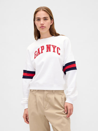 Beyaz Vintagesoft Logo Wedge Sweatshirt
