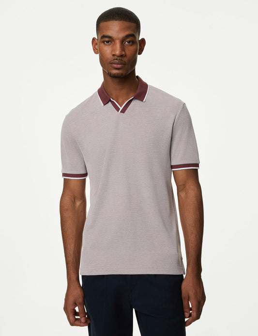 Regular Fit Kısa Kollu Polo Yaka T-shirt