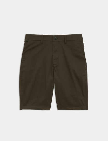 Pamuk Karışımlı Regular Fit Lightweight Chino Şort