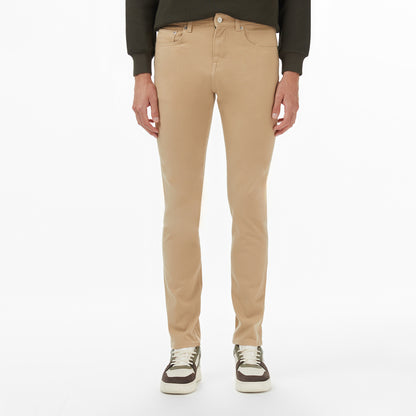 Lacoste Erkek Slim Fit Bej Jean Pantolon