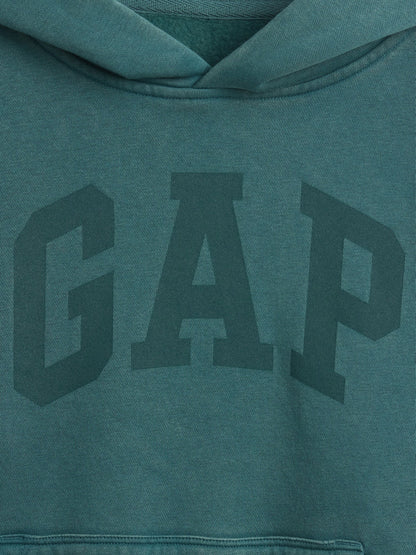 Koyu Yeşil Vintagesoft Relaxed Logo Sweatshirt