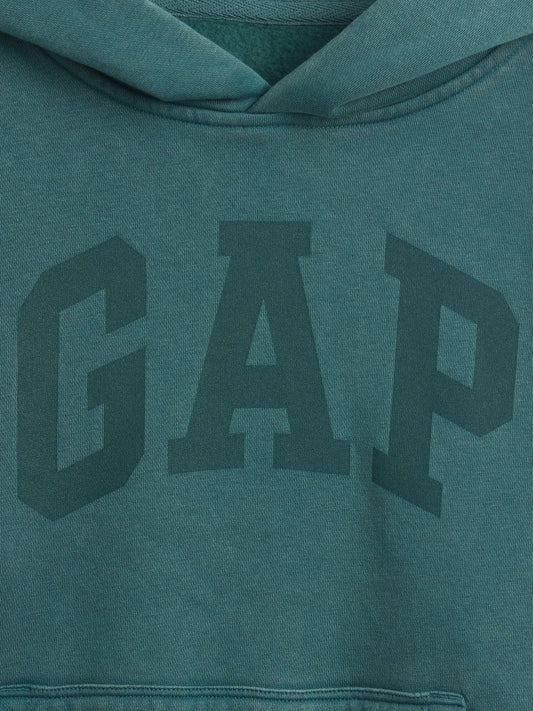 Koyu Yeşil Vintagesoft Relaxed Logo Sweatshirt